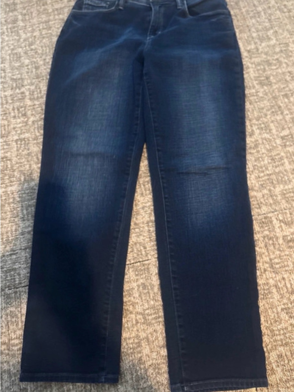 L'AGENCE Women's Dark Blue Straight-Leg Jeans